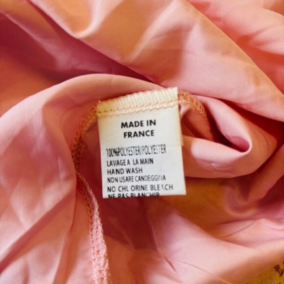 ANNA KAY bohemian floral pink dress size M Made in France - Picture 7 of 7